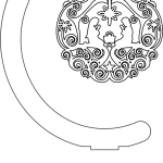 Adorno con esfera colgante "Navidad" - Vector descarganle para corte CNC y grabado laser gratis | Stanser
