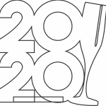 2020 con copa - Vector descarganle para corte CNC y grabado laser gratis | Stanser