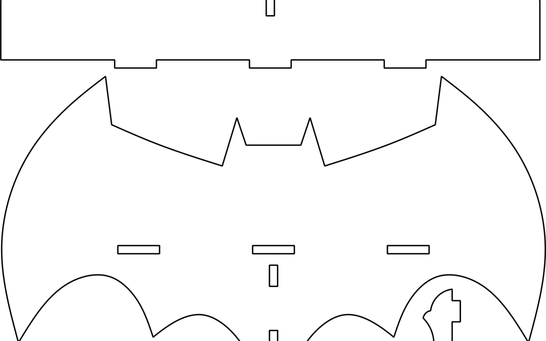 Silueta de murciélago