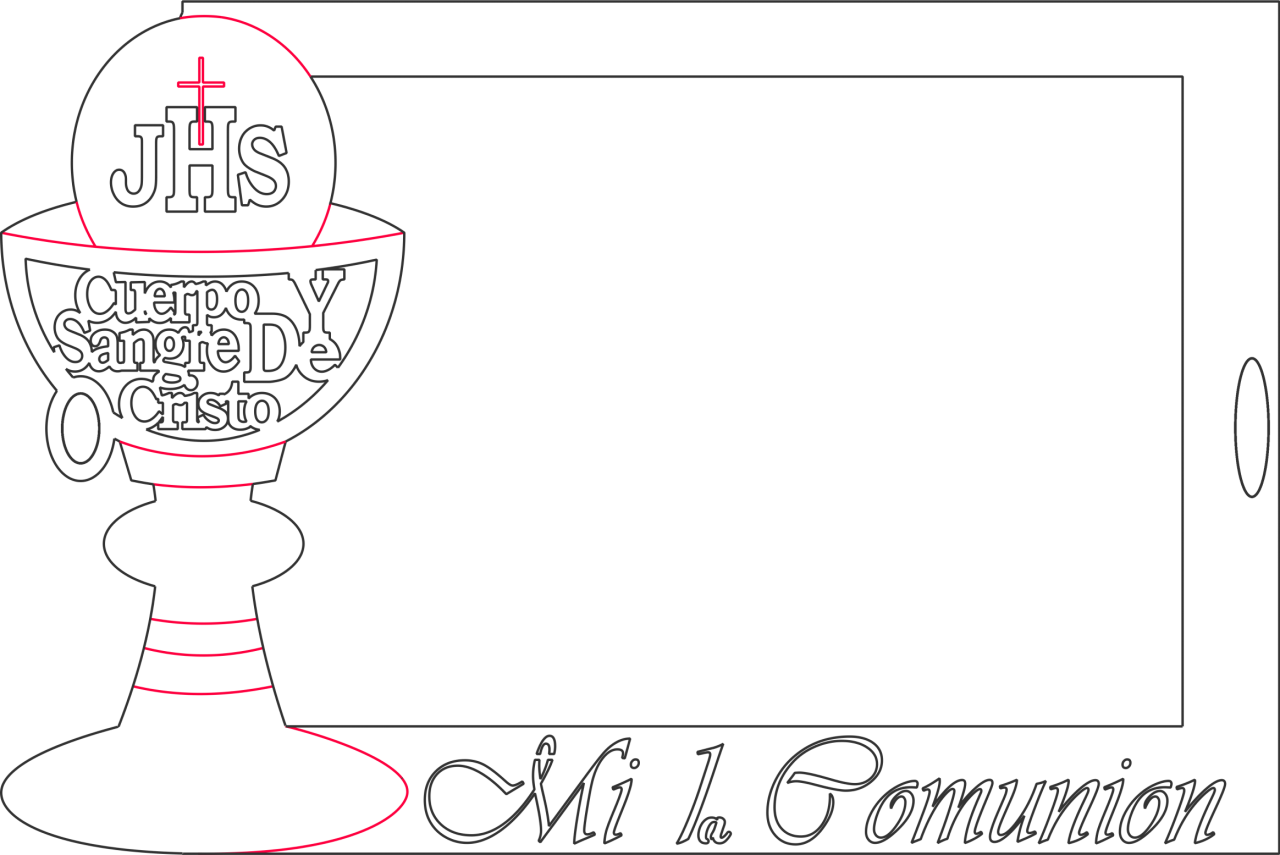 Portarretrato de primera comunión Stanser