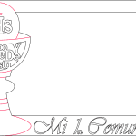 Portarretrato de primera comunión - Vector SVG DXF para CNC Router y Laser CO2 - Descargable gratis | Stanser