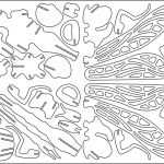 Insecto alado armable - Vector descarganle para corte CNC y grabado laser gratis | Stanser