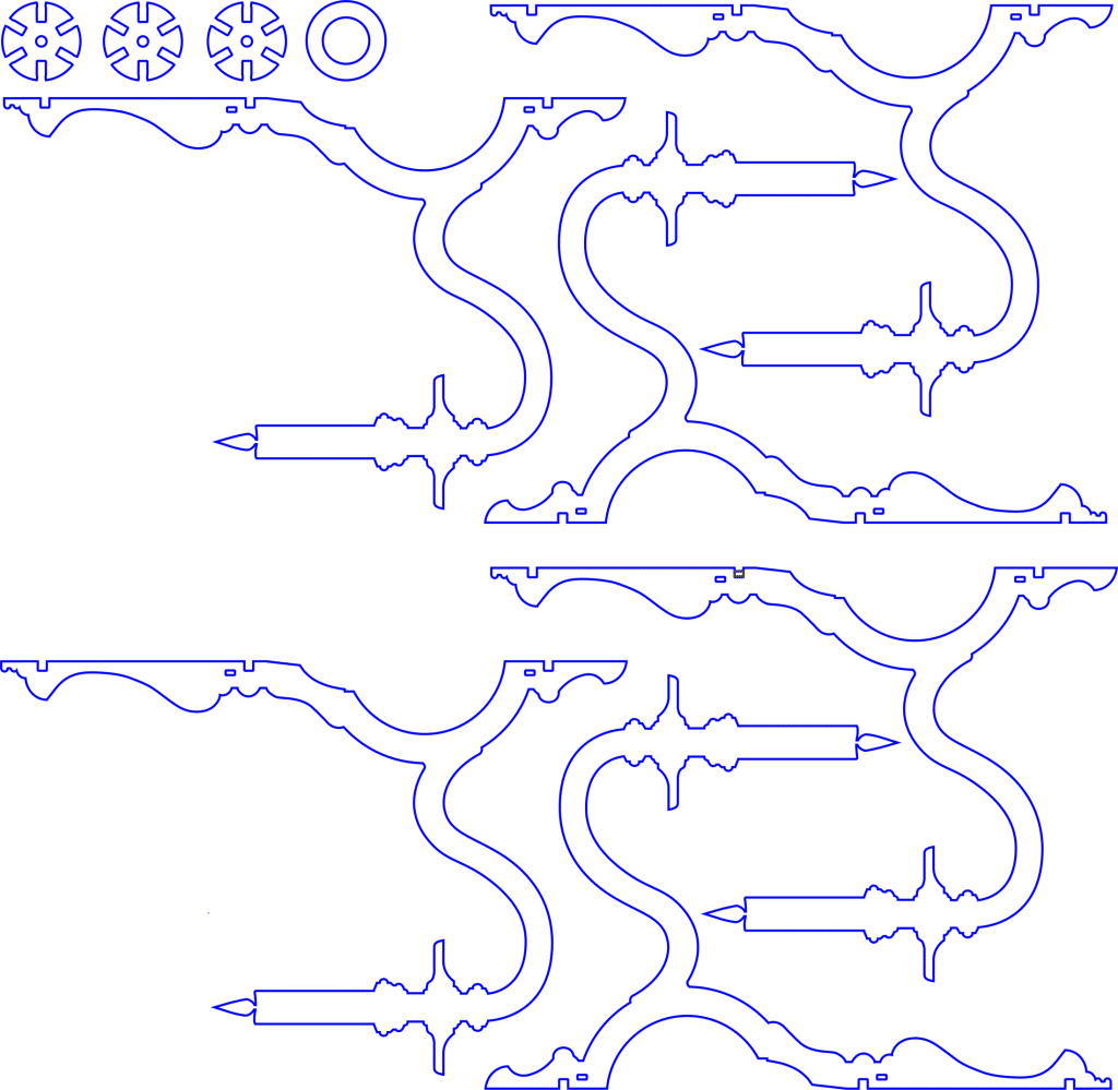 Candelabro tridimensional de techo — vector para corte CNC