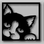 Tres gatos - Vector descarganle para corte CNC y grabado laser gratis | Stanser