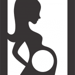 Portarretrato de mujer embarazada 2 - Vector descarganle para corte CNC y grabado laser gratis | Stanser