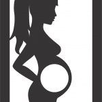 Portarretrato de mujer embarazada - Vector descarganle para corte CNC y grabado laser gratis | Stanser