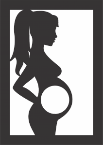 Portarretrato de mujer embarazada