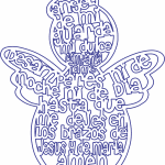 Silueta de ángel con oración - Vector SVG DXF para CNC Router y Laser CO2 - Descargable gratis | Stanser