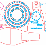 Calendario de mesa - Vector SVG DXF para CNC Router y Laser CO2 - Descargable gratis | Stanser