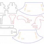 Caja con cabeza de caballo - Vector SVG DXF para CNC Router y Laser CO2 - Descargable gratis | Stanser