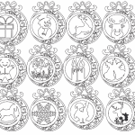 Set de 18 esferas navideñas - Vector descarganle para corte CNC y grabado laser gratis | Stanser