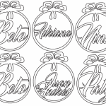 Esferas con moño personalizadas - Vector descarganle para corte CNC y grabado laser gratis | Stanser