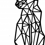 Gato con cola - Vector descarganle para corte CNC y grabado laser gratis | Stanser