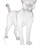 Gato tridimensional - Vector descarganle para corte CNC y grabado laser gratis | Stanser