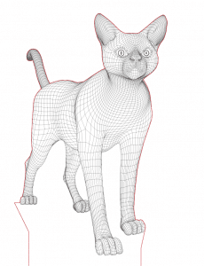 Gato tridimensional