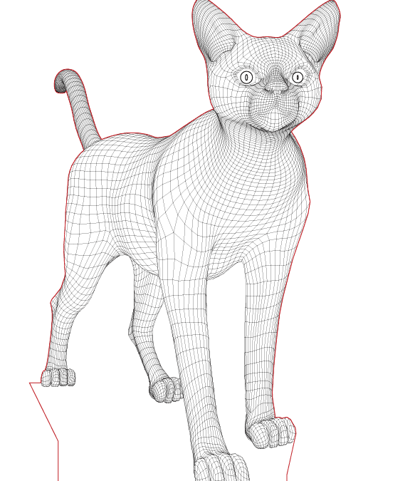 Gato tridimensional