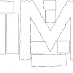Letra M en 3D - Vector descarganle para corte CNC y grabado laser gratis | Stanser