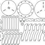 Lámpara-rompecabezas - Vector SVG DXF para Laser CO2 - Descargable gratis | Stanser