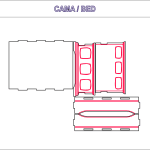 Cama - Vector descarganle para corte CNC y grabado laser gratis | Stanser