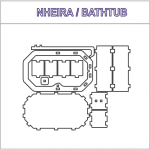 Bañera - Vector descarganle para corte CNC y grabado laser gratis | Stanser