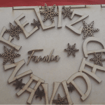 Guirnalda "Feliz Navidad" - Vector descarganle para corte CNC y grabado laser gratis | Stanser