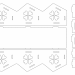 Mueble de 3 repisas - Vector descarganle para corte CNC y grabado laser gratis | Stanser