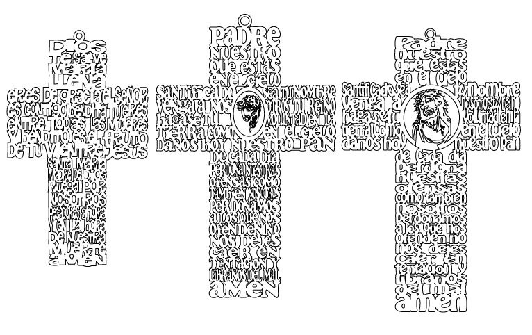 Cruces con oraciones