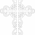 Cruz para recuerdo - Vector SVG DXF para CNC Router y Laser CO2 - Descargable gratis | Stanser