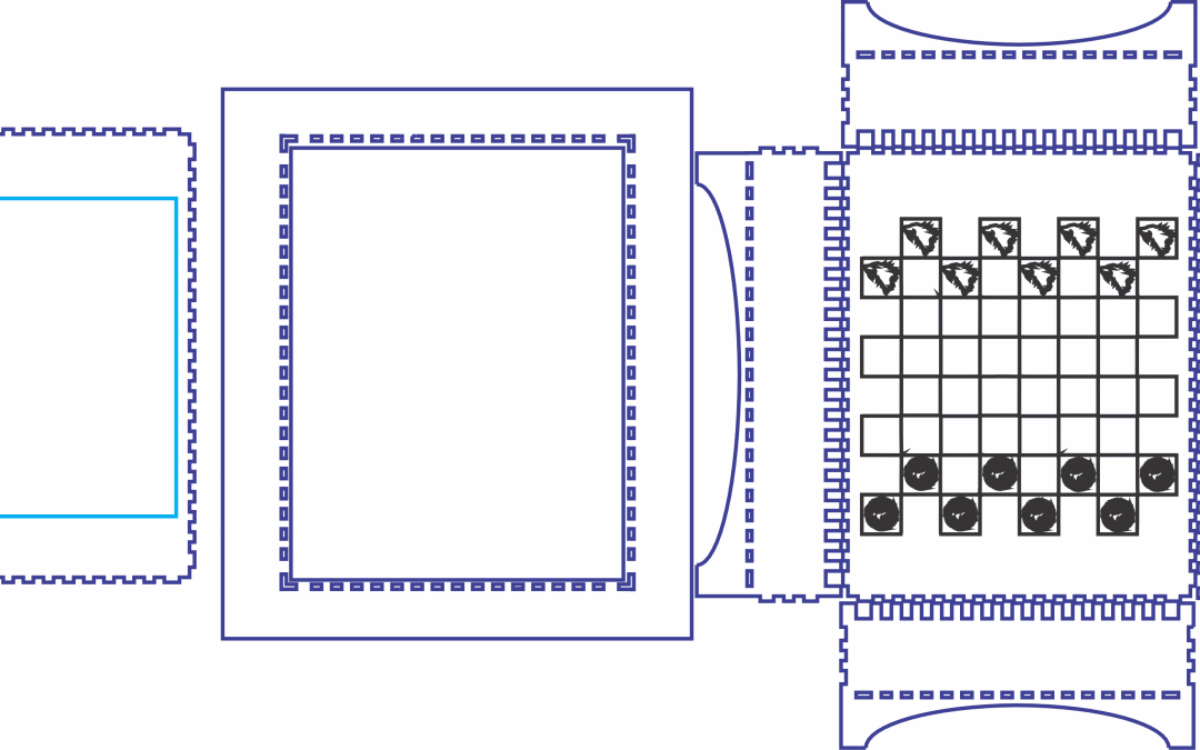 Caja/Tablero de ajedrez