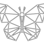 Mariposa de alas extendidas - Vector descarganle para corte CNC y grabado laser gratis | Stanser
