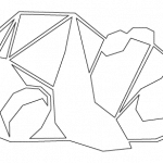 Osezno echado - Vector descarganle para corte CNC y grabado laser gratis | Stanser
