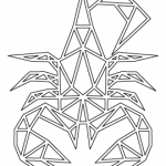 Escorpión de cuerpo completo - Vector descarganle para corte CNC y grabado laser gratis | Stanser