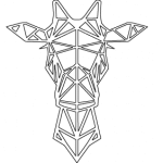 Cabeza de jirafa - Vector descarganle para corte CNC y grabado laser gratis | Stanser
