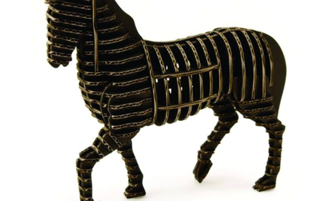 Caballo 3D de cuerpo completo