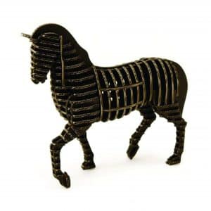 Caballo 3D de cuerpo completo