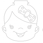 Caja para dientes "Niña" - Vector SVG DXF para CNC Router y Laser CO2 - Descargable gratis | Stanser