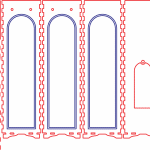 Caja para vino "Ventana con enredadera" - Vector SVG DXF para CNC Router y Laser CO2 - Descargable gratis | Stanser