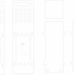Caja para vino "Cóctel" - Vector SVG DXF para CNC Router y Laser CO2 - Descargable gratis | Stanser