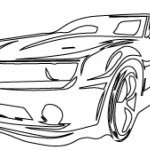 Imagen de Camaro - Vector descarganle para corte CNC y grabado laser gratis | Stanser