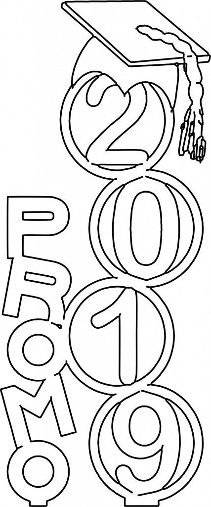 Graduación 2019 — vector para corte CNC