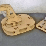 Excavadora hidráulica - Vector descarganle para corte CNC y grabado laser gratis | Stanser