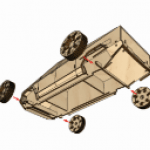 Auto 3D armable - Vector descarganle para corte CNC y grabado laser gratis | Stanser