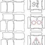 Juego de 3 cajas cuadradas - Vector SVG DXF para CNC Router y Laser CO2 - Descargable gratis | Stanser