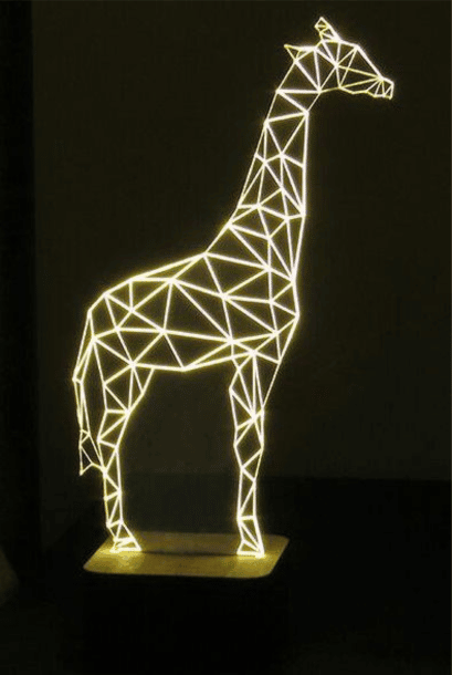 Lámpara de jirafa