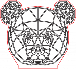 Panda geométrico