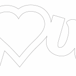 "Love" para una foto - Vector descarganle para corte CNC y grabado laser gratis | Stanser
