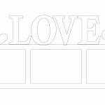 Portarretratos 14 de Febrero - Vector descarganle para corte CNC y grabado laser gratis | Stanser