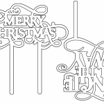 Adornos navideños de pastel - Vector descarganle para corte CNC y grabado laser gratis | Stanser