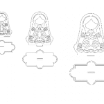 Virgencita con base - Vector SVG DXF para CNC Router y Laser CO2 - Descargable gratis | Stanser