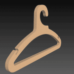 Gancho para ropa 1 - Vector SVG DXF para CNC Router y Laser CO2 - Descargable gratis | Stanser